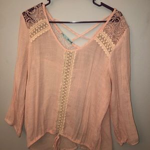 Light pink blouse
